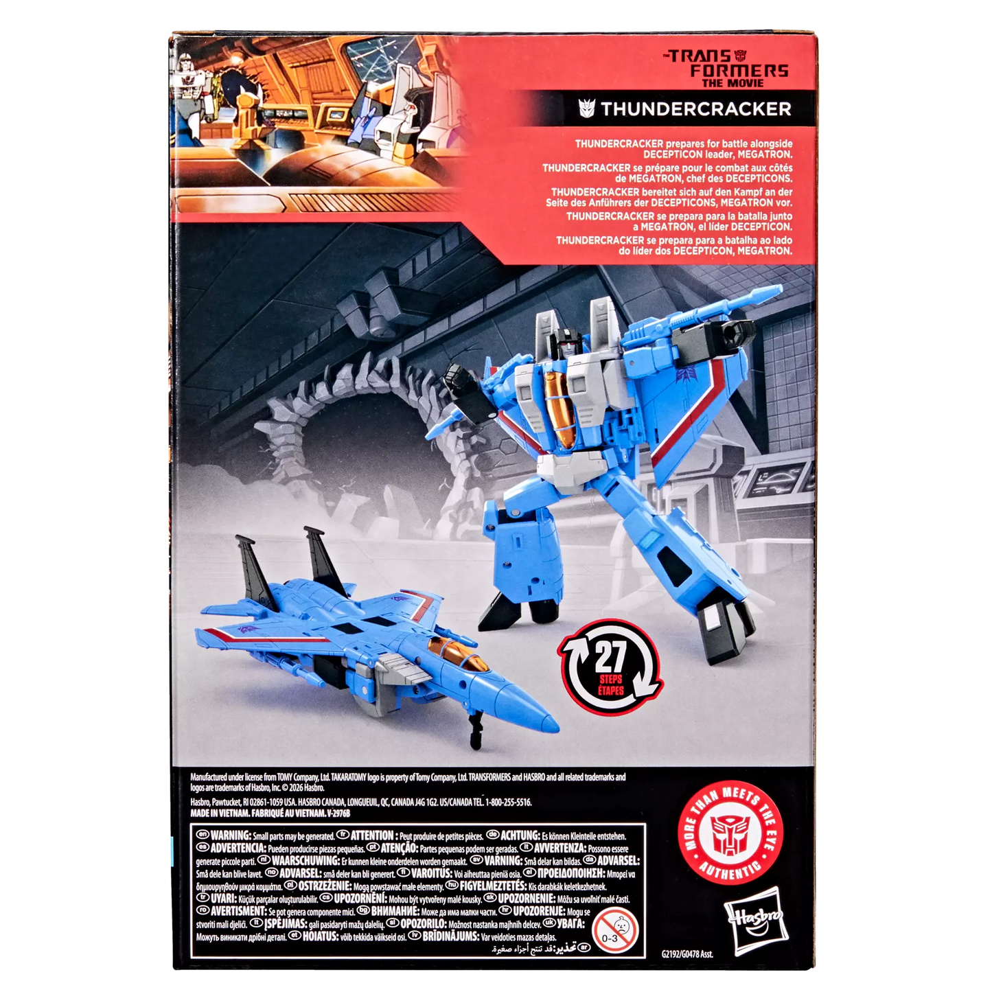 PreOrder Transformers Studio Series The Transformers: The Movie Voyager Class Thundercracker