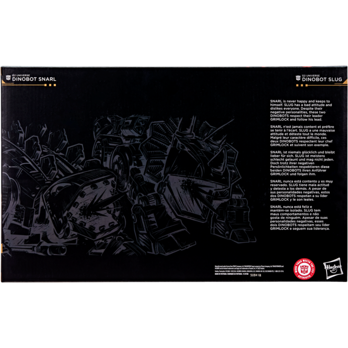 Age Of The Primes - G2 Dinobot Slug and G2 Dinobot Snarl - Leader Class (x2) - G2 Universe
