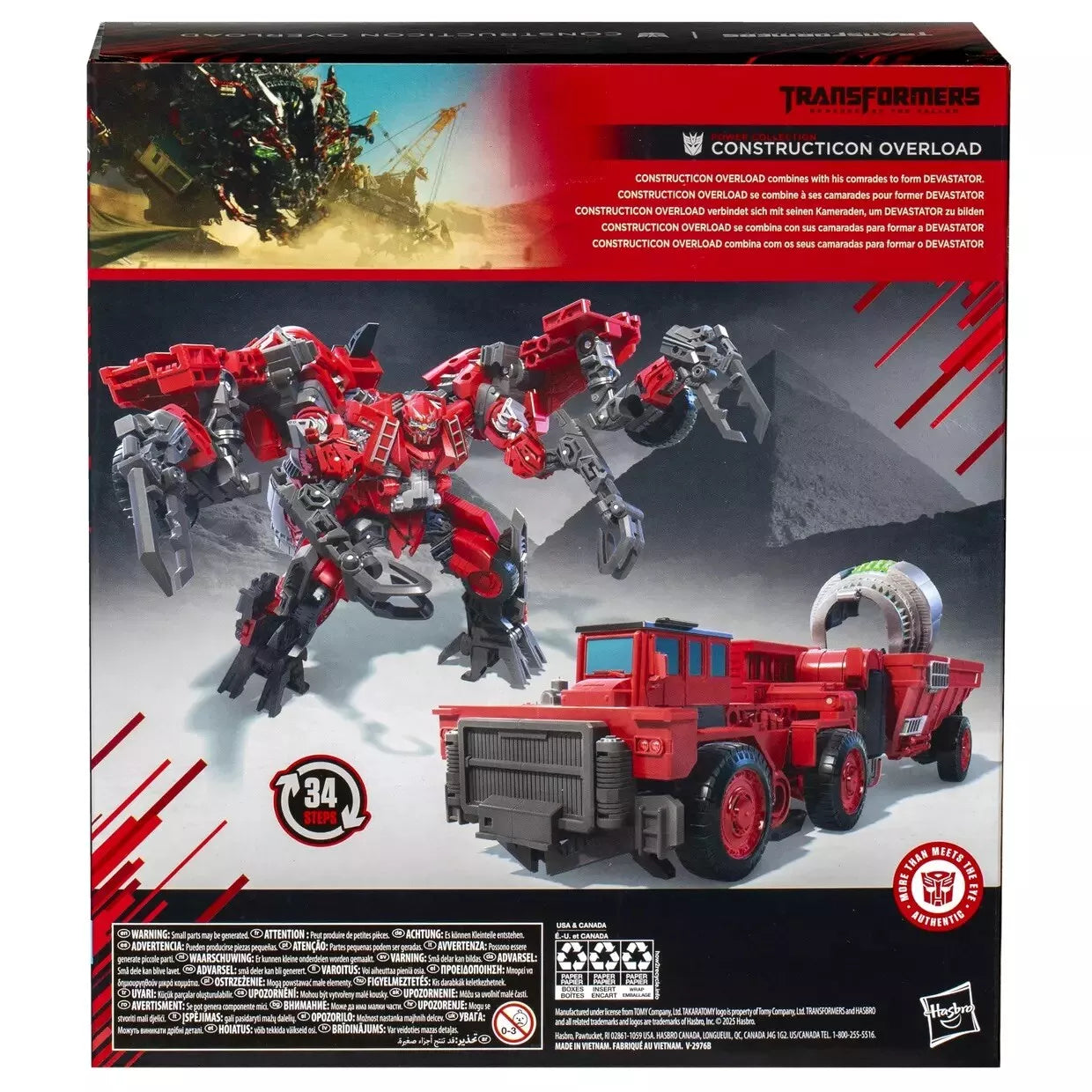 Studio Series - Overload - Constructicon - Leader Class - Revenge of The Fallen
