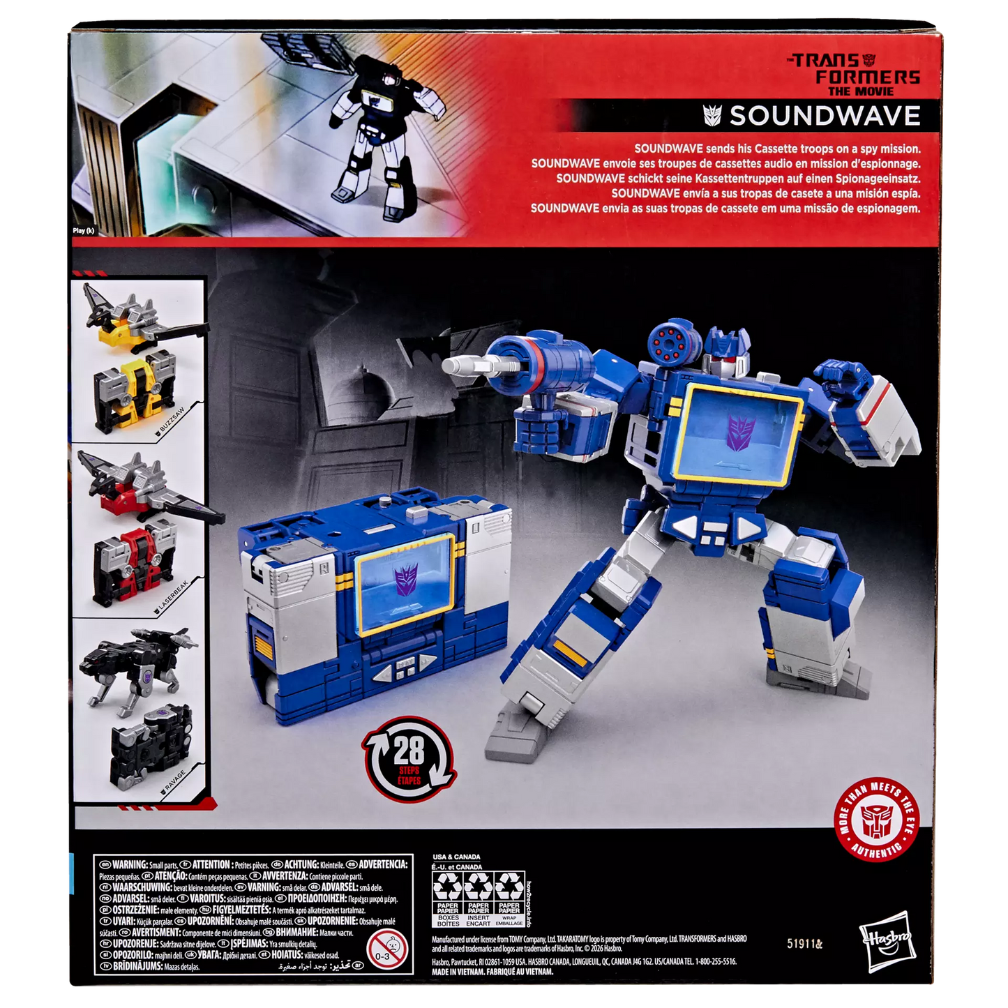 PreOrder Transformers Studio Series 86 Voyager Class Soundwave Superior