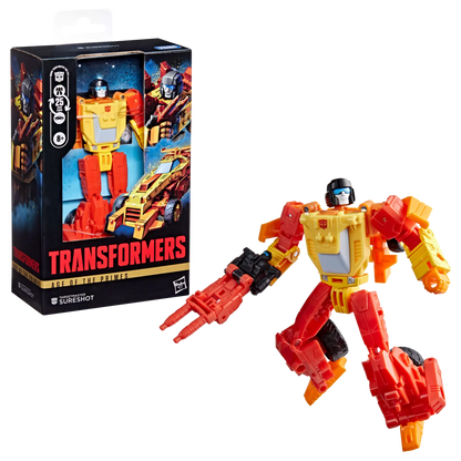 Hasbro - Transformers - Age Of the Primes - Deluxe Class - Targetmaster Sureshot