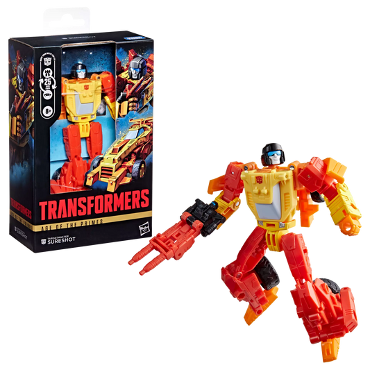PreOrder - Hasbro - Transformers - Age Of the Primes - Deluxe Class - Targetmaster Sureshot