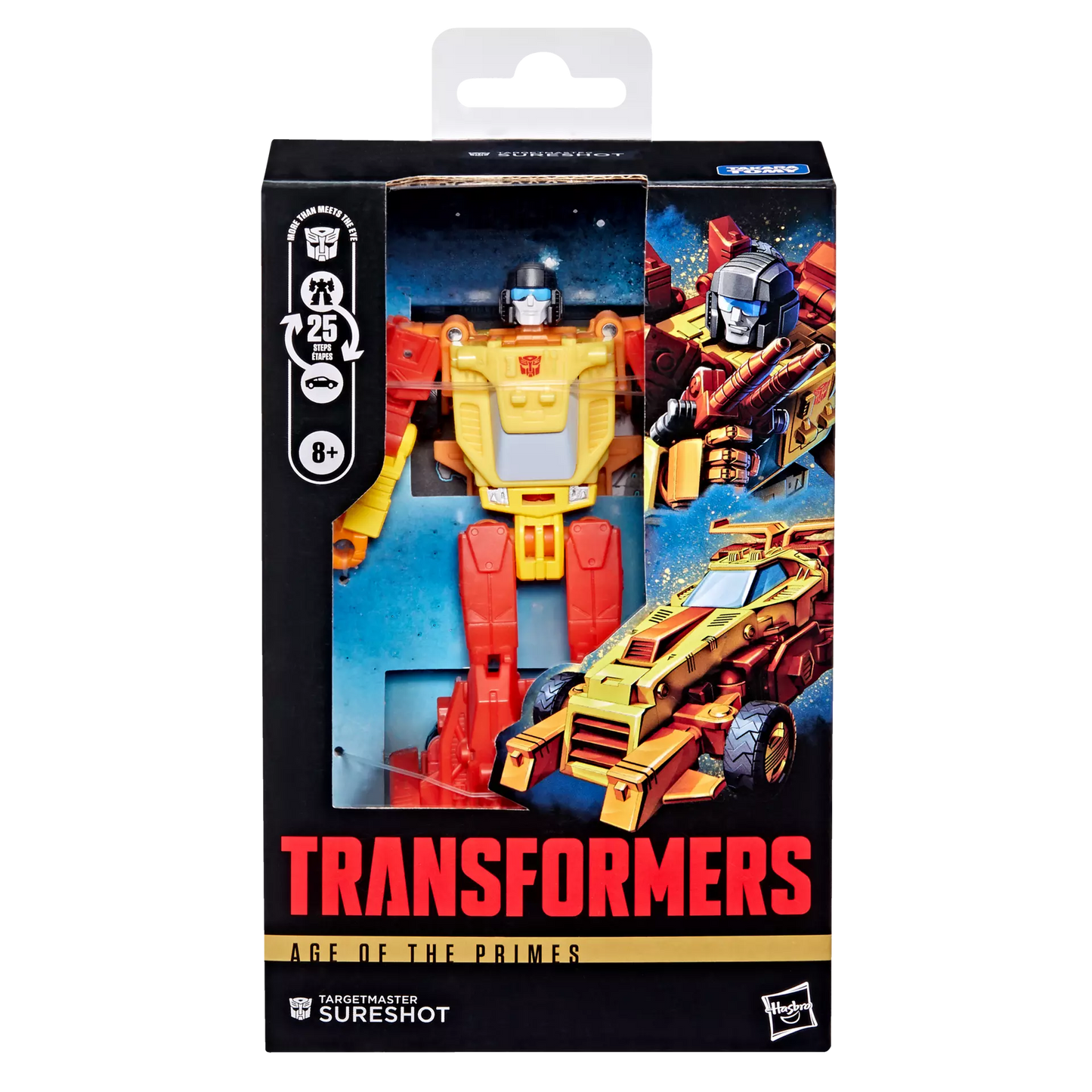 Hasbro - Transformers - Age Of the Primes - Deluxe Class - Targetmaster Sureshot