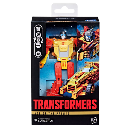 Hasbro - Transformers - Age Of the Primes - Deluxe Class - Targetmaster Sureshot
