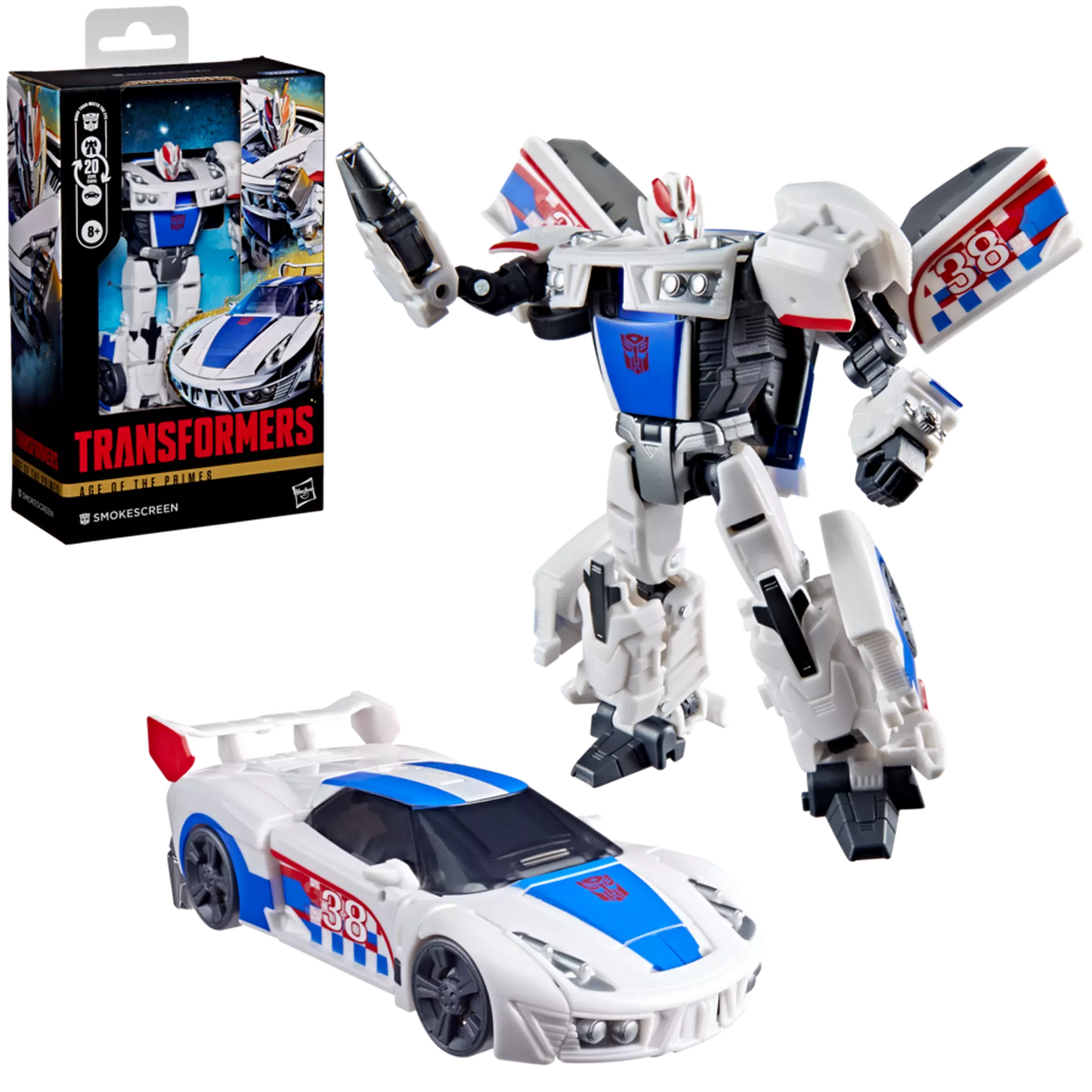 Transformers Age of the Primes Deluxe Class Smokescreen Action Figure