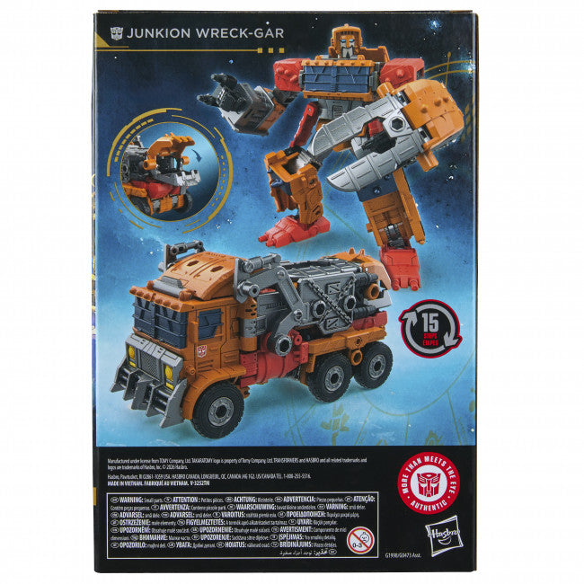 PreOrder - Hasbro - Transformers - Age Of the Primes - Voyager Class - Junkion Wreck-Gar