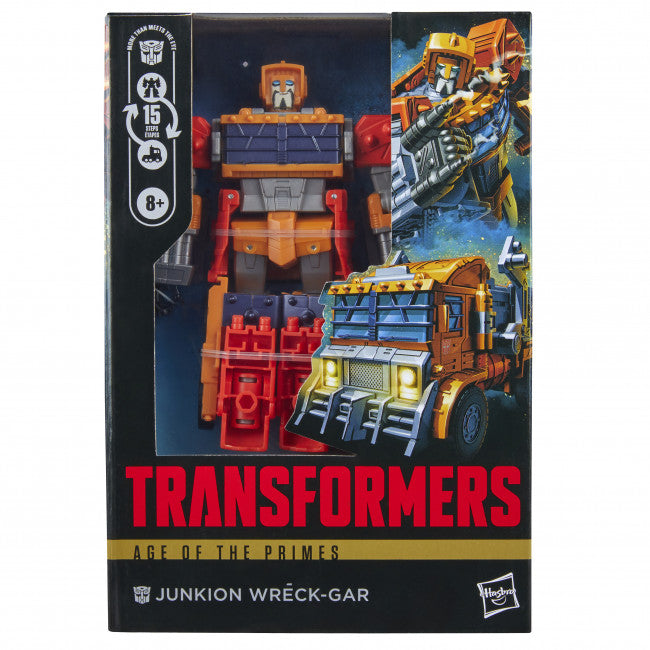 PreOrder - Hasbro - Transformers - Age Of the Primes - Voyager Class - Junkion Wreck-Gar