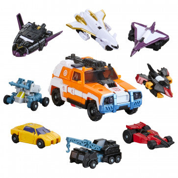 PreOrder - Transformers Powerlinx Red Alert and 8 Mini-Con Pack Figure Set - Age of the Primes