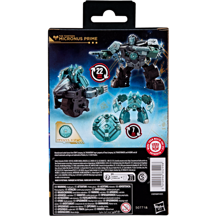 PreOrder - Age Of The Primes - Micronus Prime - Deluxe Class