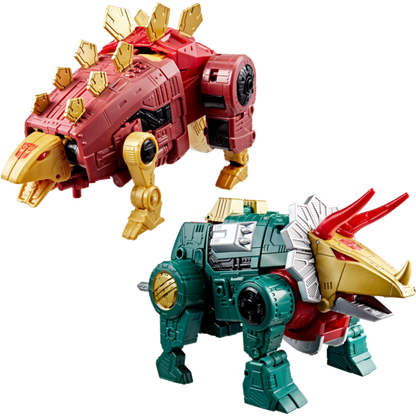 Age Of The Primes - G2 Dinobot Slug and G2 Dinobot Snarl - Leader Class (x2) - G2 Universe