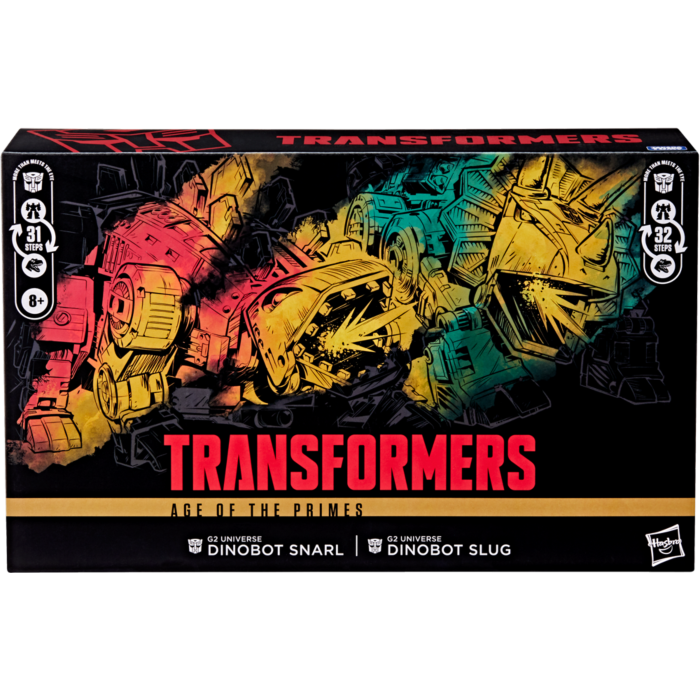 Age Of The Primes - G2 Dinobot Slug and G2 Dinobot Snarl - Leader Class (x2) - G2 Universe