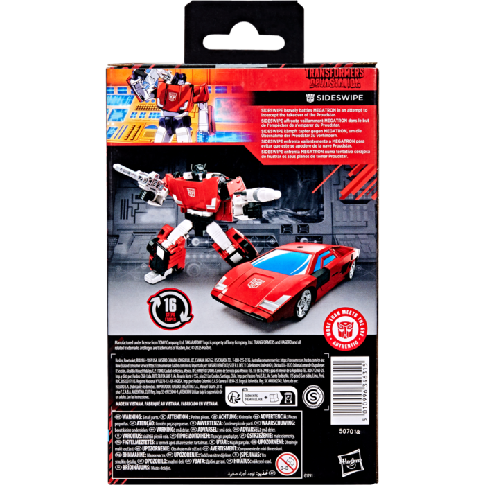 Studio Series - Sideswipe - Deluxe Class - Devastation