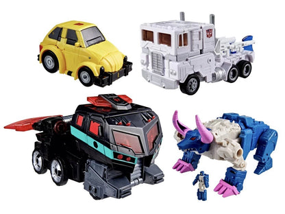 PreOrder Transformers Age of the Primes 4-Pack Nemesis Prime Ultra Magnus Horri-bull Bumblebee