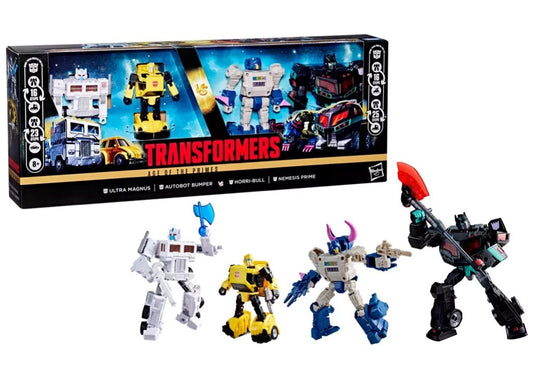PreOrder Transformers Age of the Primes 4-Pack Nemesis Prime Ultra Magnus Horri-bull Bumblebee