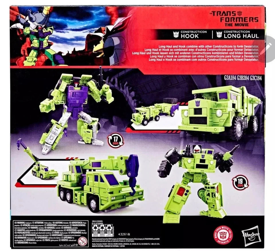 Studio Series - Long Haul and Hook - Constructicon - Commander Class